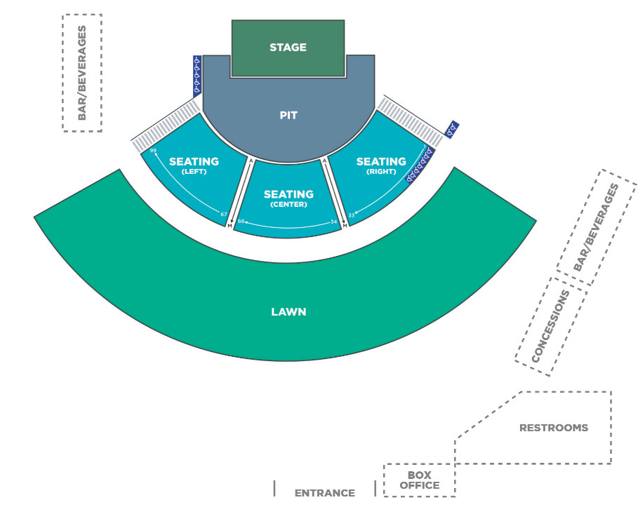 KettleHouse Amphitheater Seating Chart